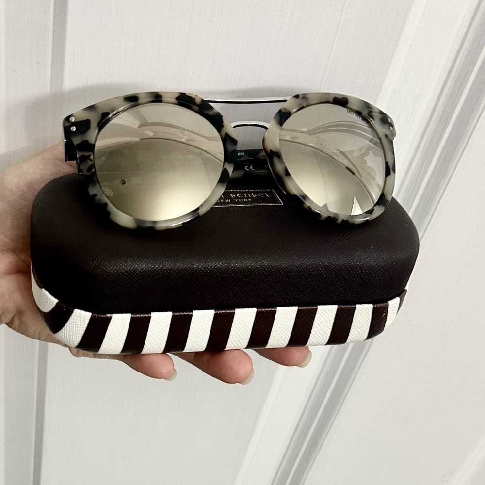 Henri Bendel New York Cat Eye Tortoiseshell Sunglasses